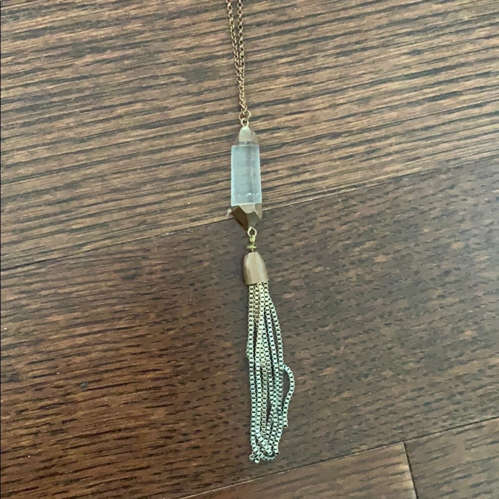 Dangle Crystal Necklace